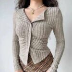 Knit cardigan