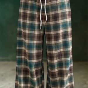 Plaid baggy