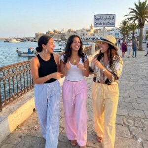 Pantalon Rayé Élégant